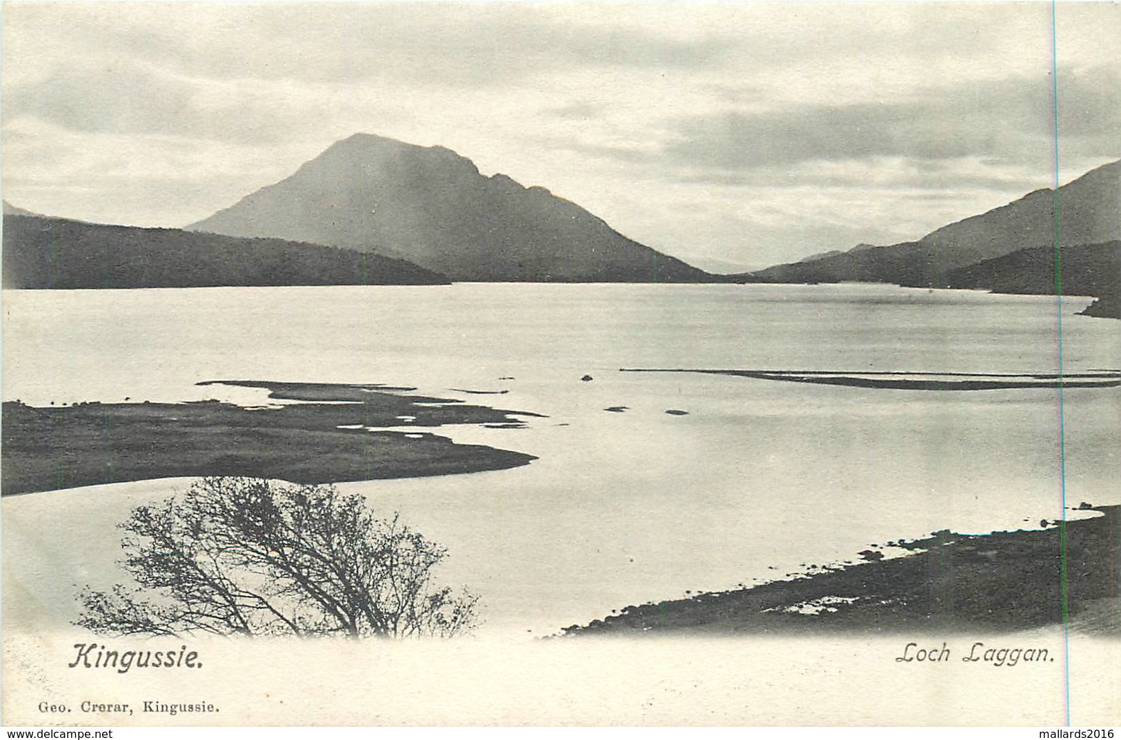 KINGUSSIE - LOCH LAGGAN ~ AN OLD POSTCARD #83343 - Inverness-shire