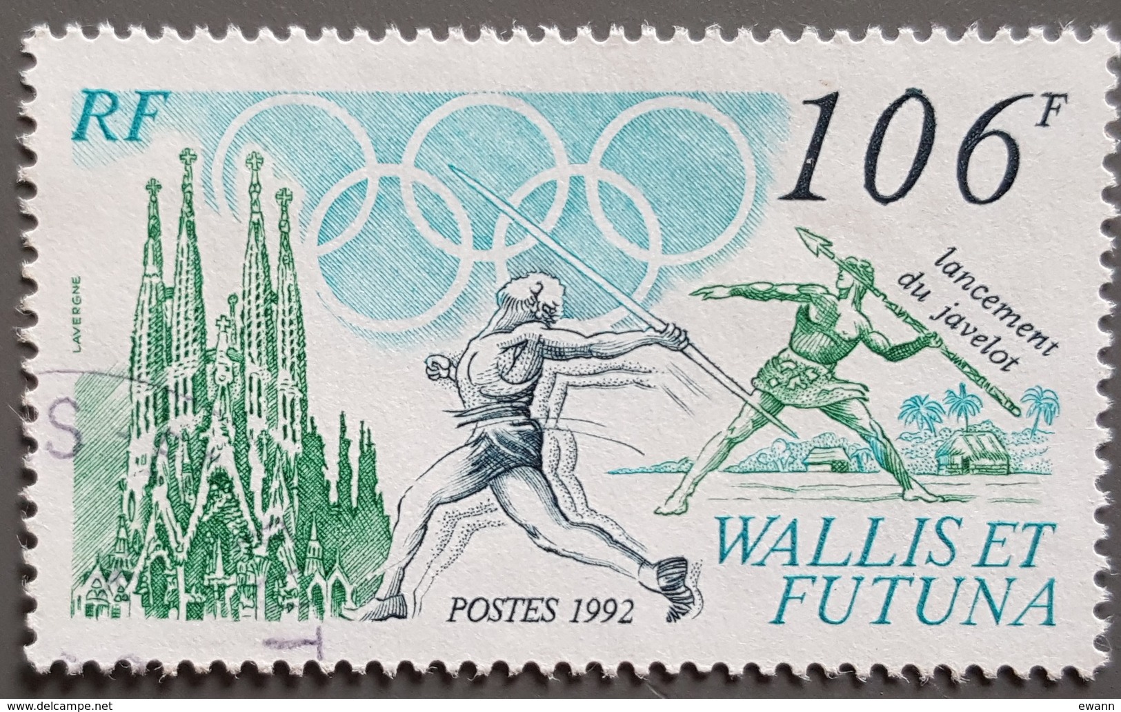 Wallis Et Futuna - YT N°427 - Jeux Olympiques De Barcelone / Sport - 1992 - Oblitéré - Used Stamps