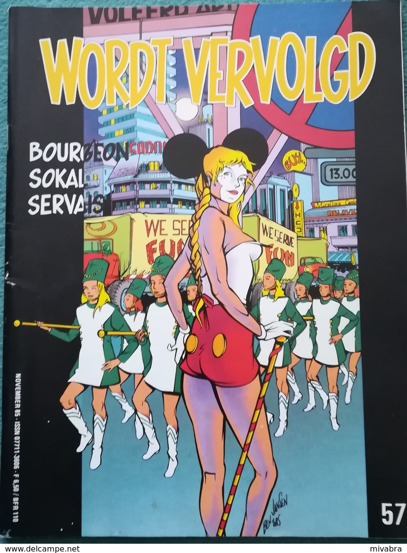 WORDT VERVOLGD N° 57 - Nov. 1985 - BOURGEON SOKAL SERVAIS TENG - Autres & Non Classés