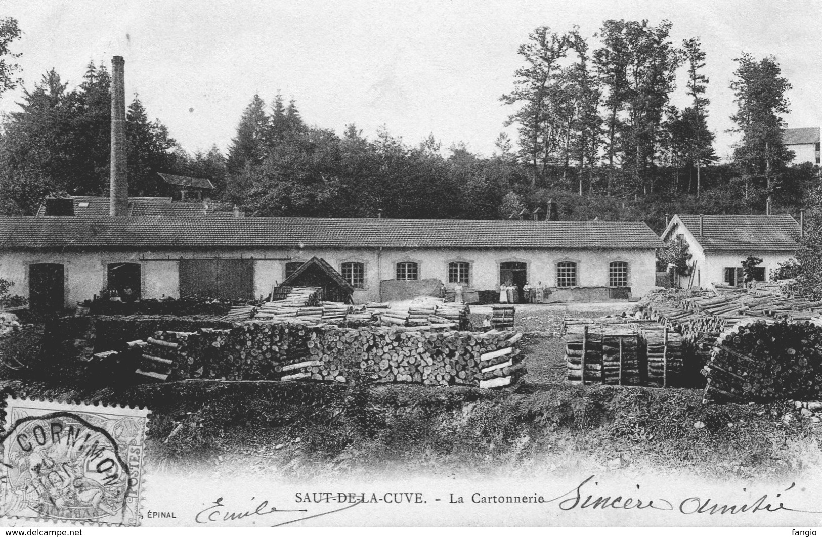 88 -SAUT-DE-LA-CUVE -- (St-AME) - "La Cartonnerie". - Autres & Non Classés