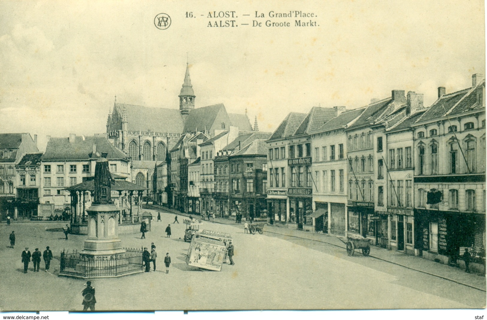 Aalst - De Groote Markt - 1922 - Aalst