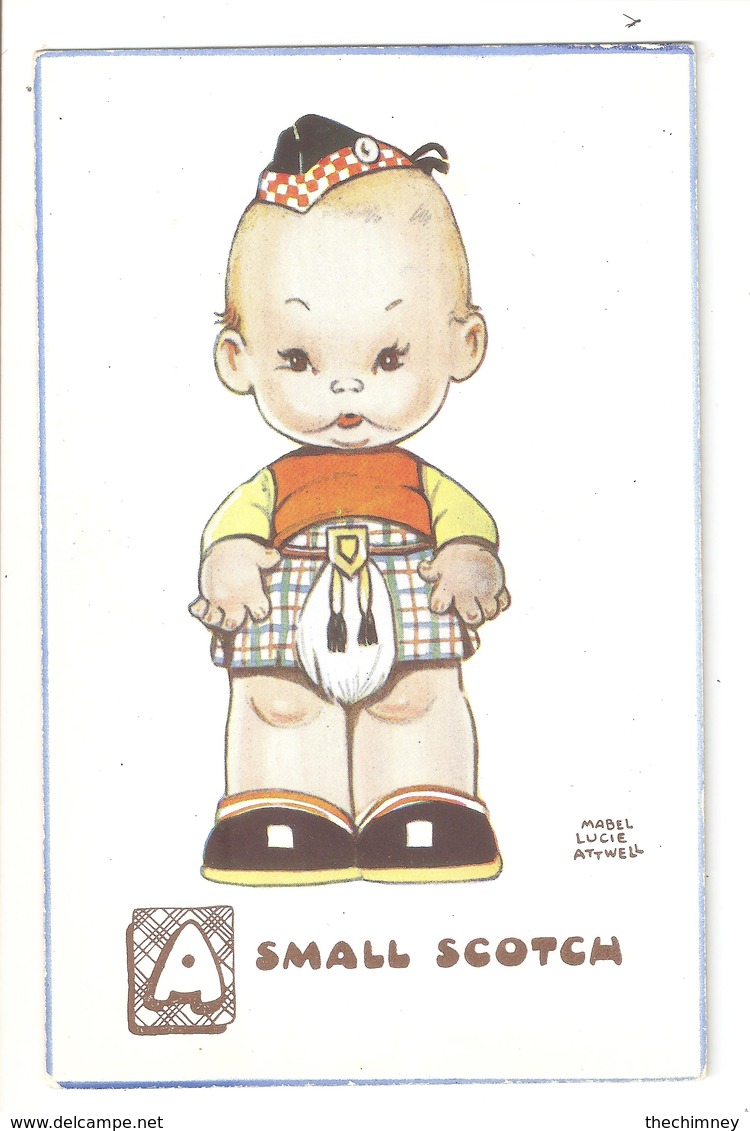 MABEL LUCIE ATTWELL ART DRAWN CARD No.1438 CHILDREN - Attwell, M. L.