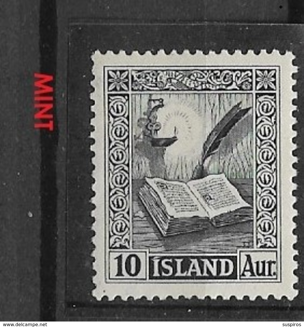 ISLANDIA   1953 Icelandic Manuscripts  ** - Unused Stamps