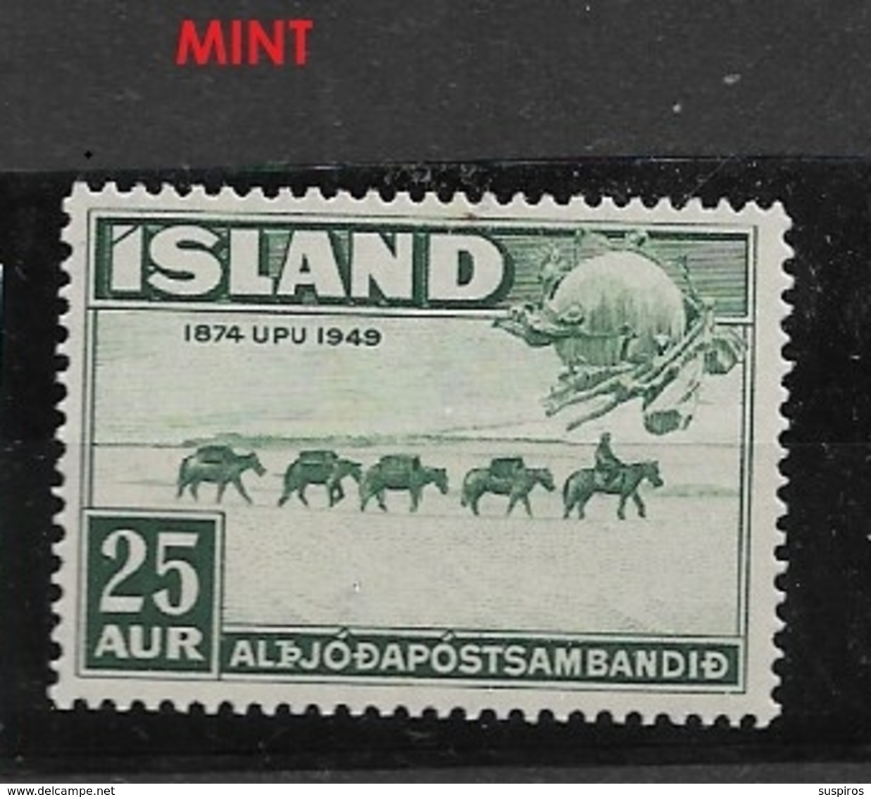 ISLANDIA   1949 The 75th Anniversary Of The Universal Postal Union ** - Ongebruikt