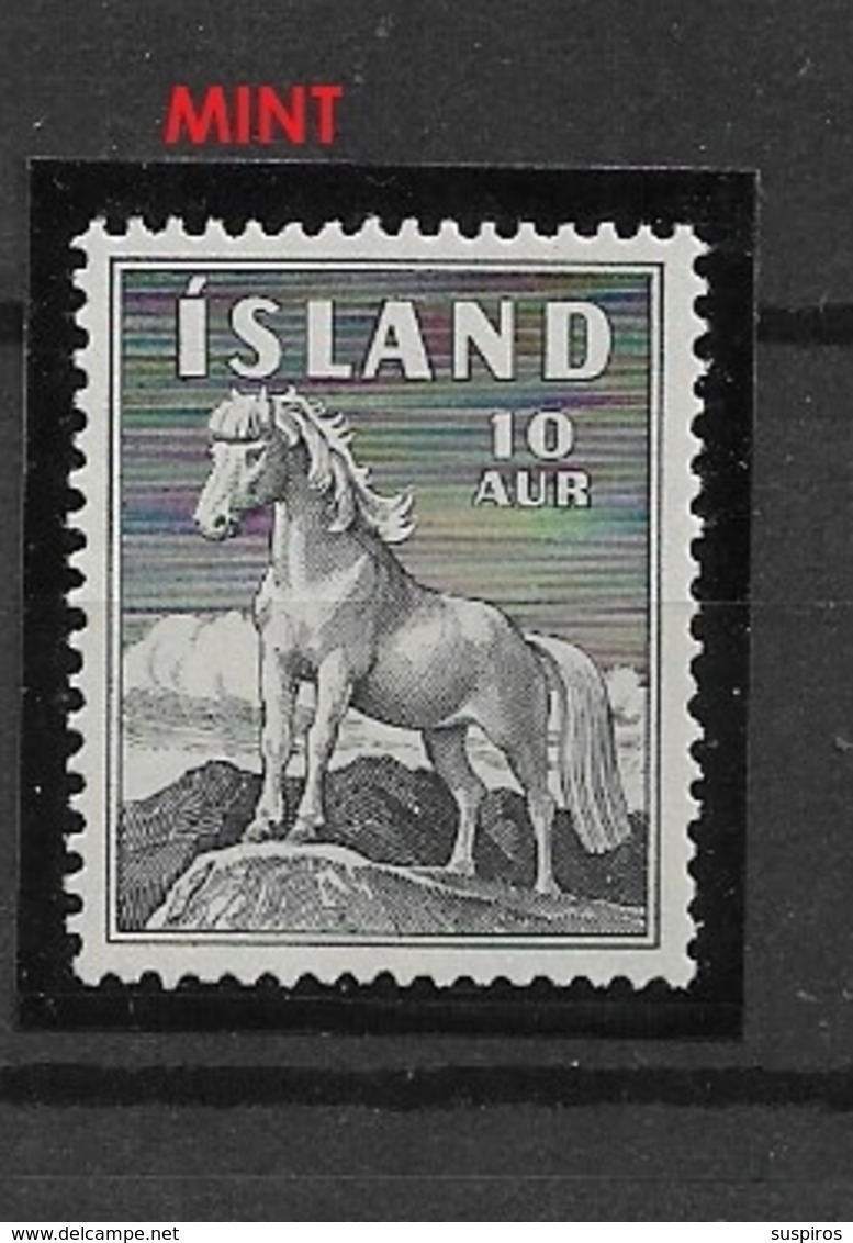 ISLANDIA  1958 Icelandic Pony ** - Unused Stamps