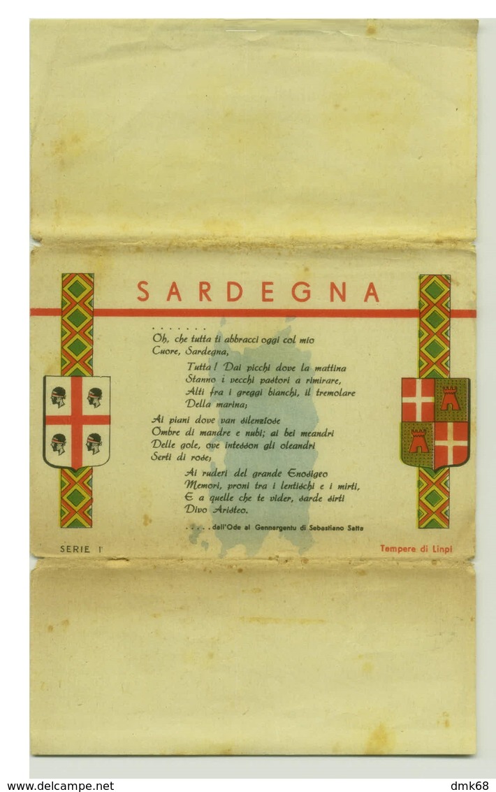 SARDEGNA - TEMPERE DI LINPI - SERIE 1 - COSTUMI  DI ATZARA / DESULO / IGLESIAS / BONO / ARITZO / OLIENA / NUORO (3157) - Altri & Non Classificati