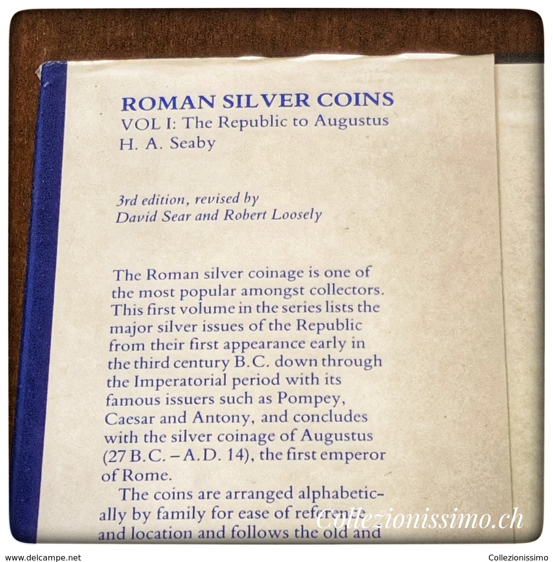 Roman Silver Coins H. A. Seaby – Vol. 1 - Boeken & Software