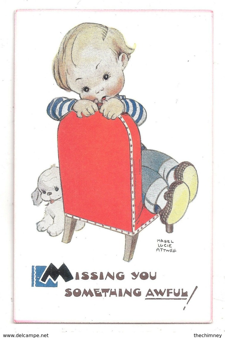 MABEL LUCIE ATTWELL ART DRAWN CARD No.5509 CHILDREN - Attwell, M. L.