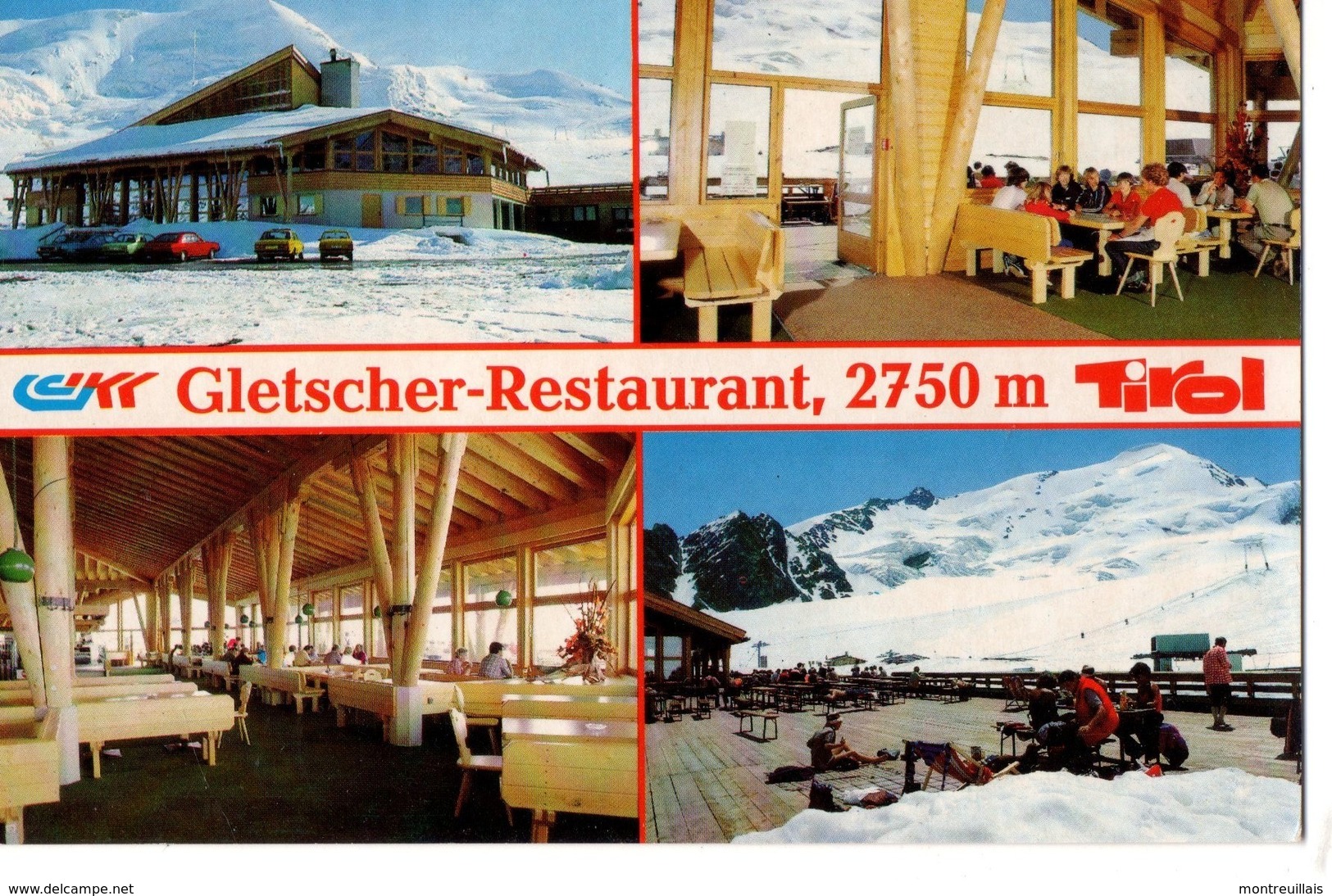 CPM, AUTRICHE, Gletscher-restaurant, Multivues,jamais Voyagée - Kaunertal