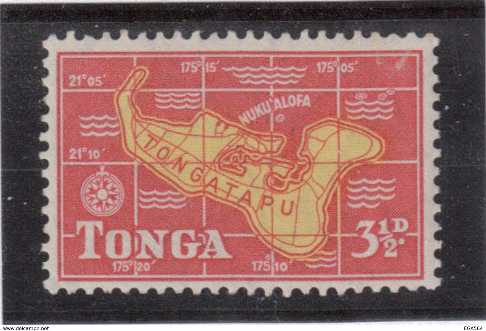 VV10  - TONGA PO 104 ** MNH De 1953 - Cartographie - - Tonga (1970-...)