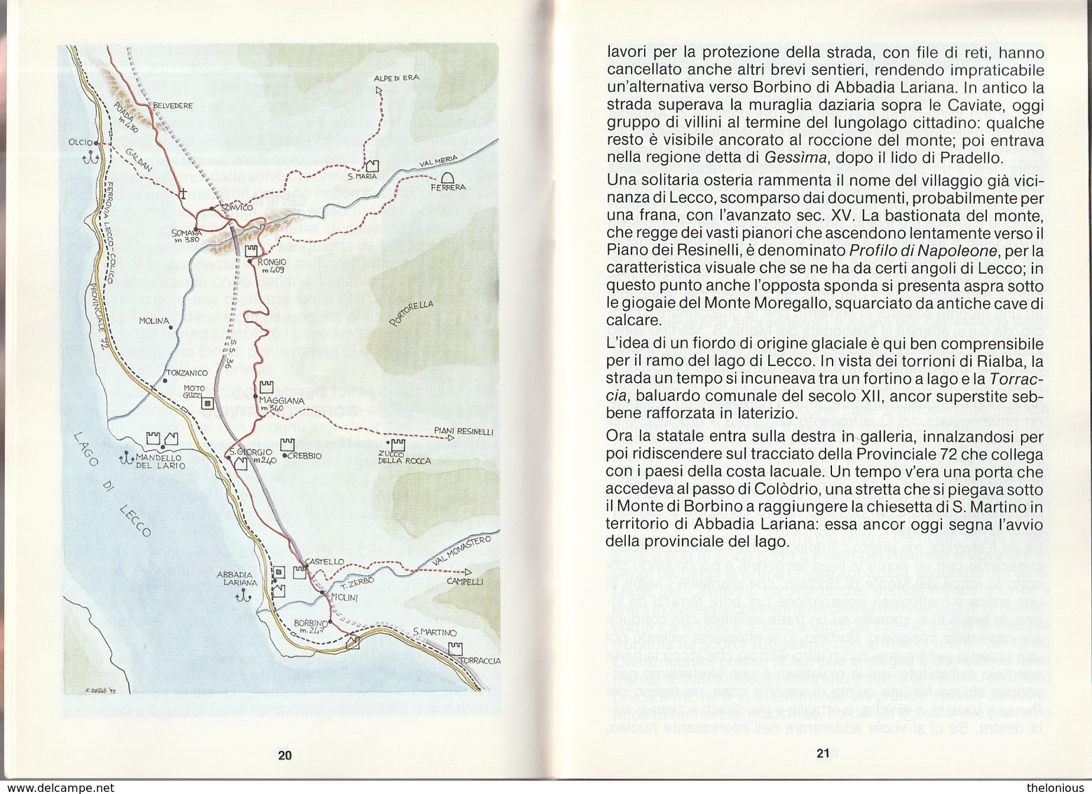 # Il Sentiero Del Viandante - Lecco Edizione Del 1995, In Allegato Cartina - Natura