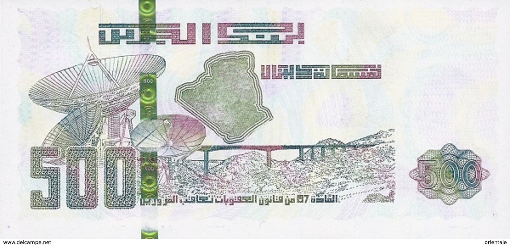 ALGERIA P. NEW  500 D 2018 UNC - Algérie