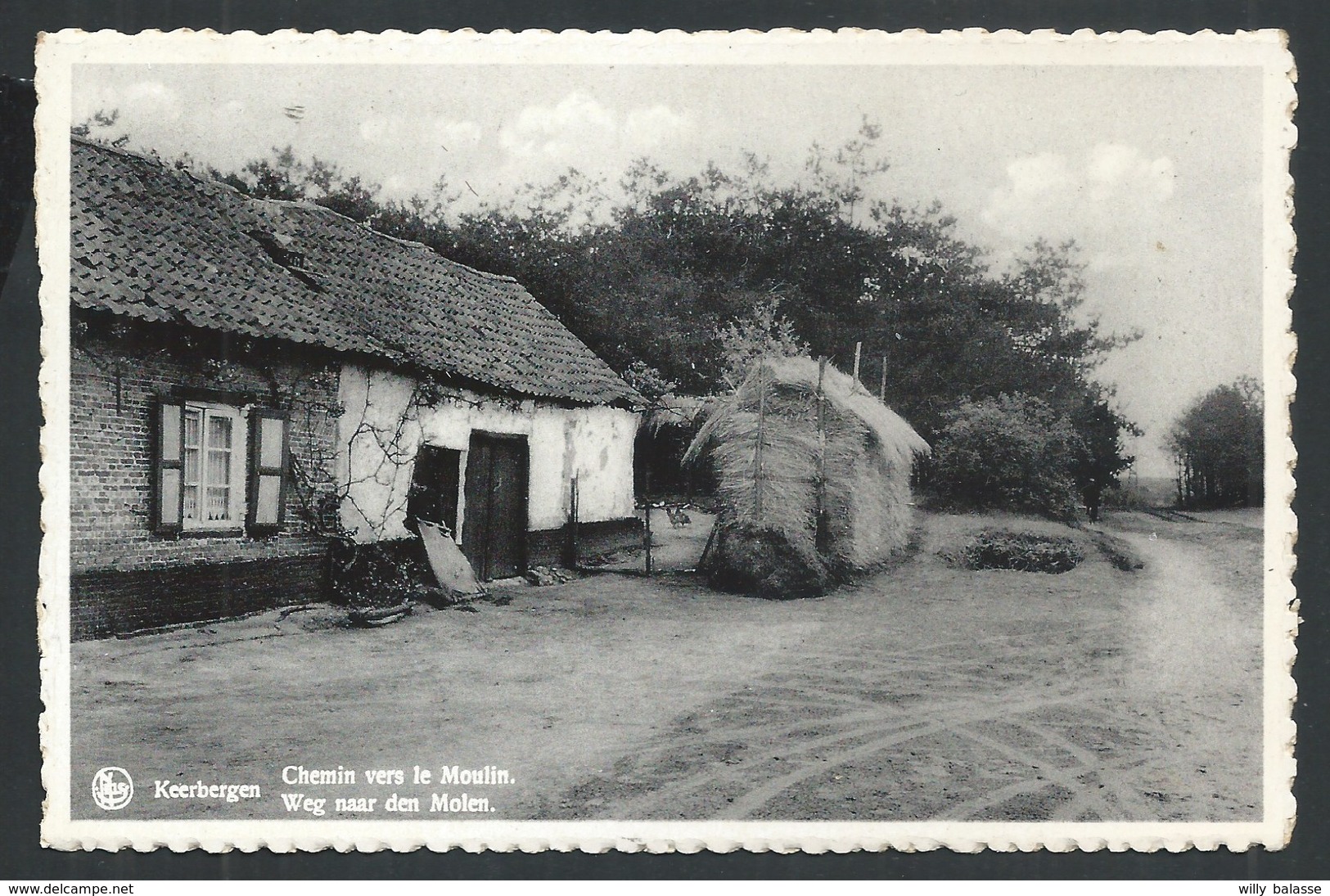 +++ CPA - KEERBERGEN - Chemin Vers Le Moulin - Weg Naar Den Molen - Nels Bromurite   // - Keerbergen