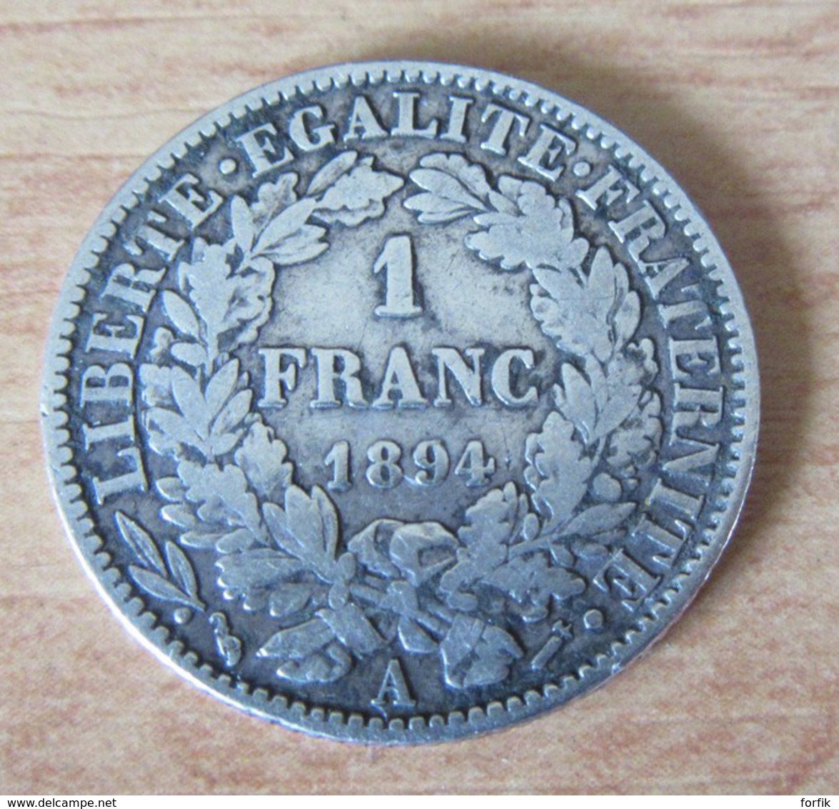 France - Monnaie 1 Franc Cérès 1894 A - TTB - Other & Unclassified
