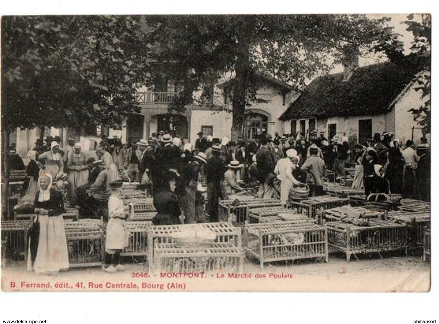 MONTPONT LE MARCHE DES POULETS TRES ANIMEE - Non Classés