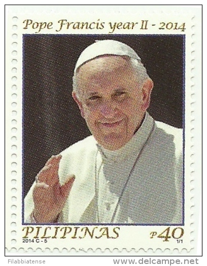 2014 - Filippine - II Anno Di Papato Francesco I, - Filippine