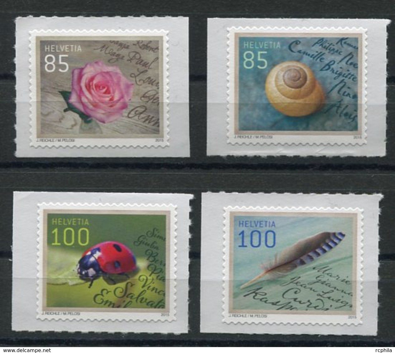 RC 12192 SUISSE 2015 TIMBRES DE MESSAGES ET SALUTATIONS NEUF ** - Ungebraucht