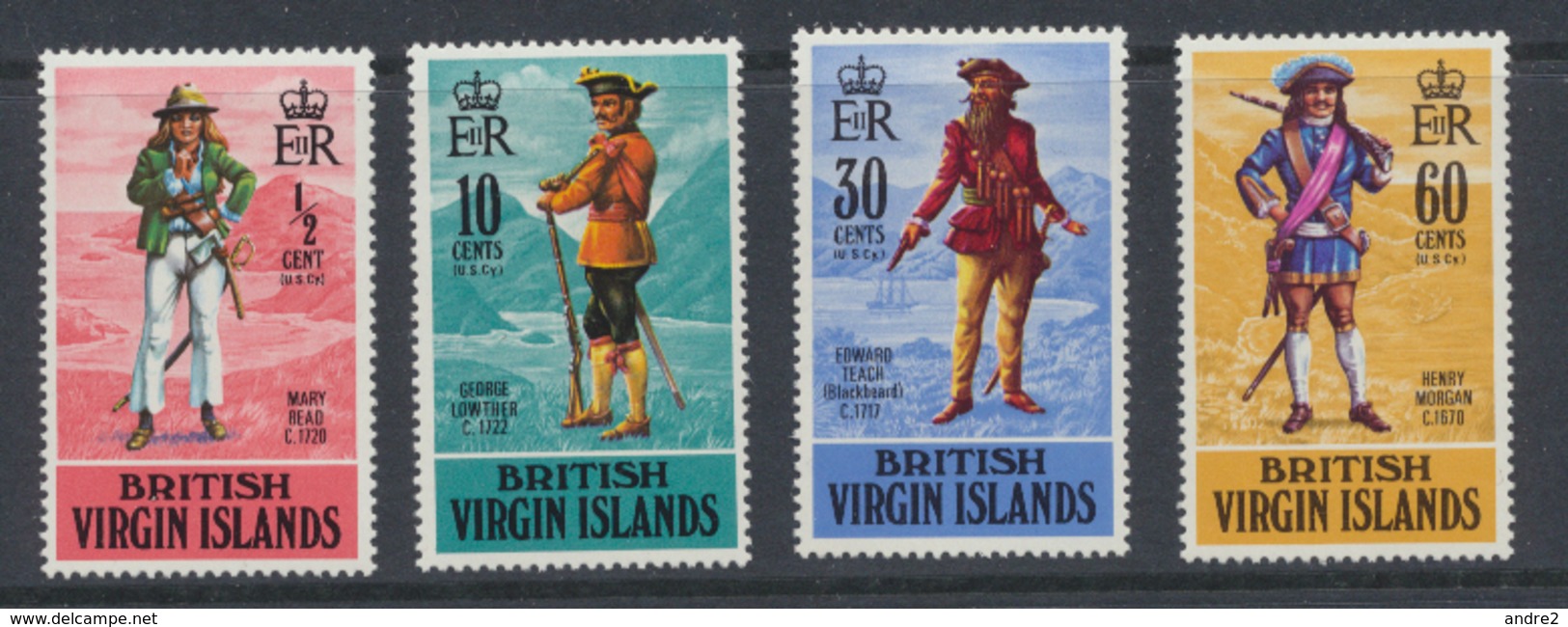 Vierges - British Virgin Islands 1970 Pirates  *** MNH - Autres & Non Classés