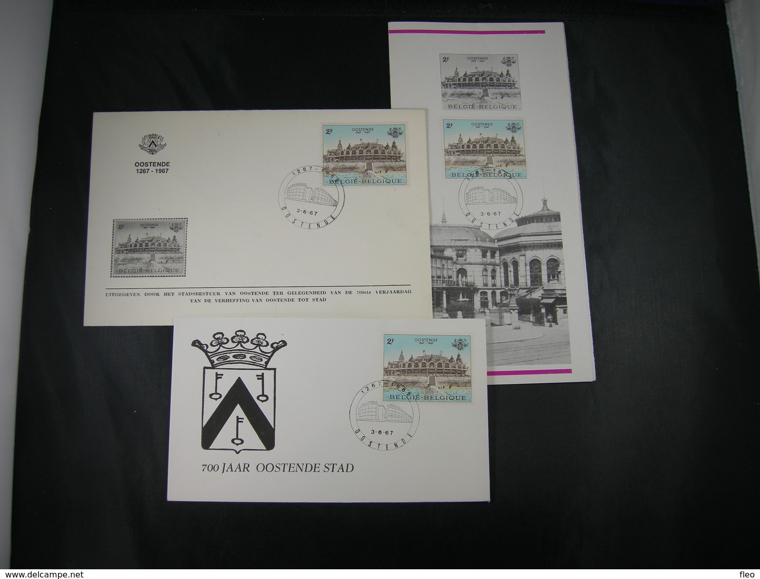 BELG.1967 1418 FDC Lot   :  " Oostende 700 " - 1961-1970