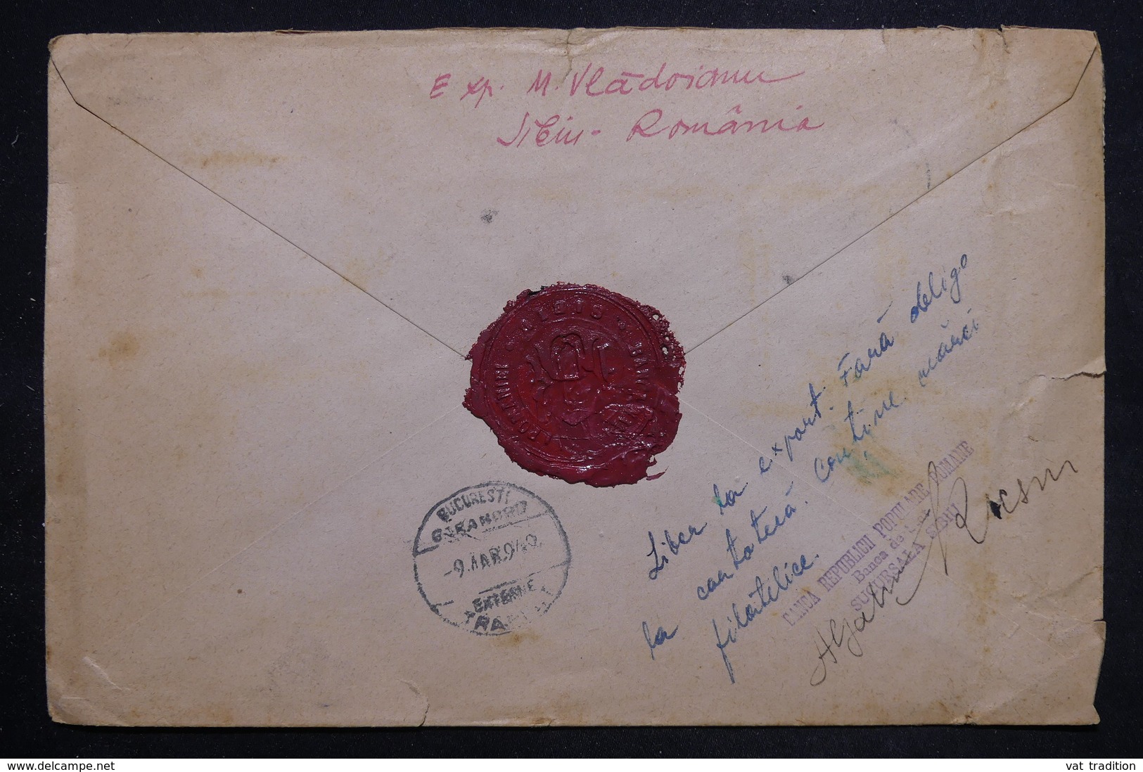 ROUMANIE - Enveloppe En Recommandé De Sibiu Pour Bruxelles En 1949 , Affranchissement Varié - L 27060 - Cartas & Documentos