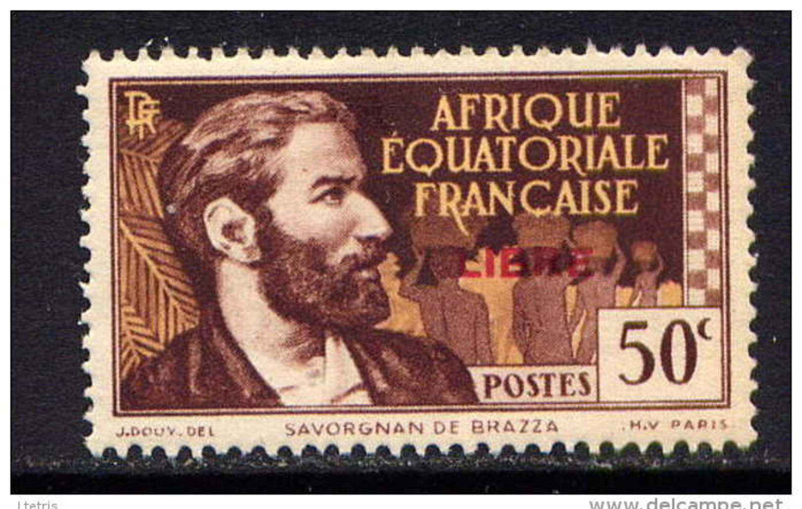 AEF -131** - PIERRE SAVORGNAN DE BRAZZA/ LIBRE - Neufs