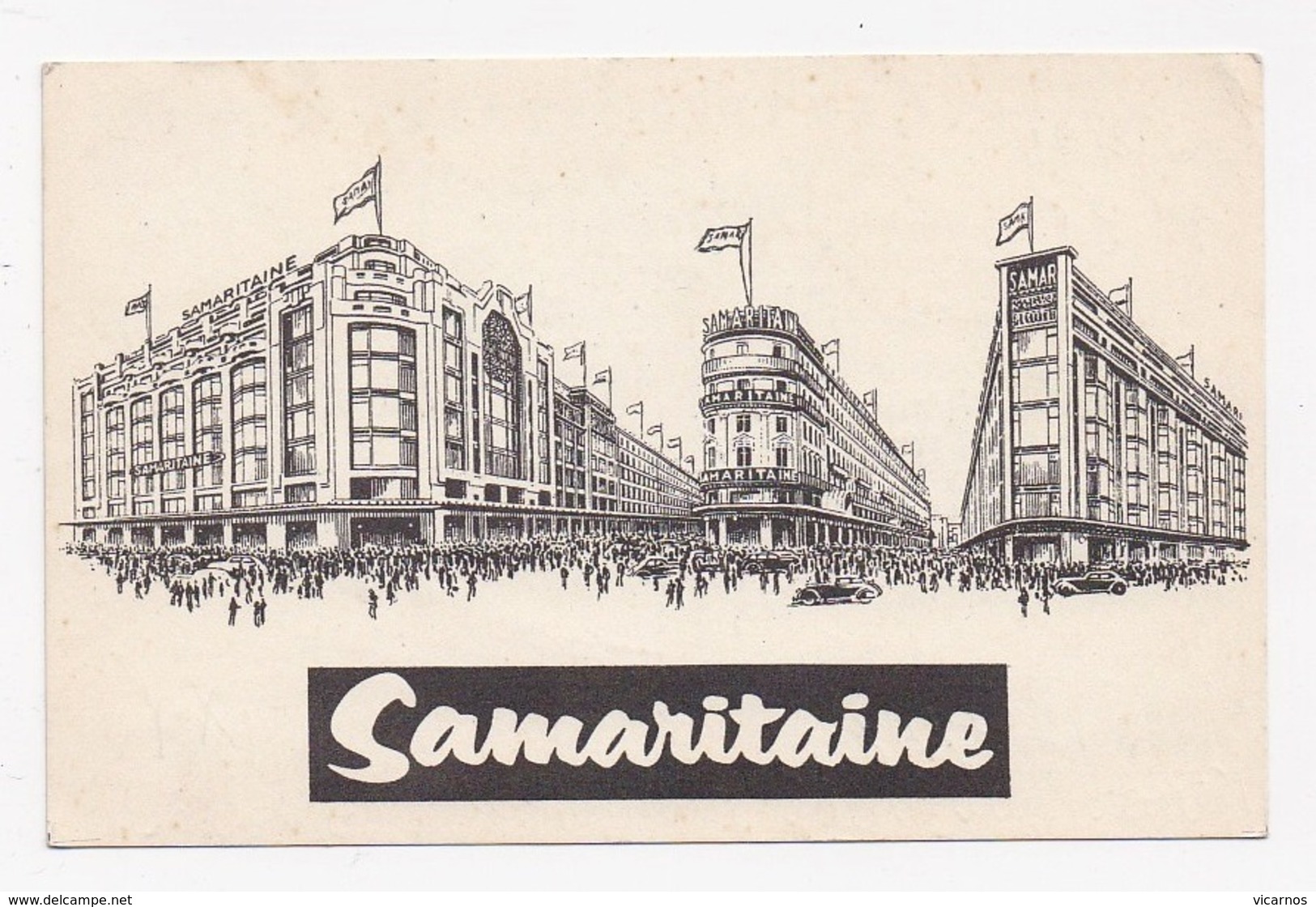 CPSM ILLUSTRATION 75 PARIS 1er Samaritaine Cp D'excuse De Retard De Livraison - Arrondissement: 01