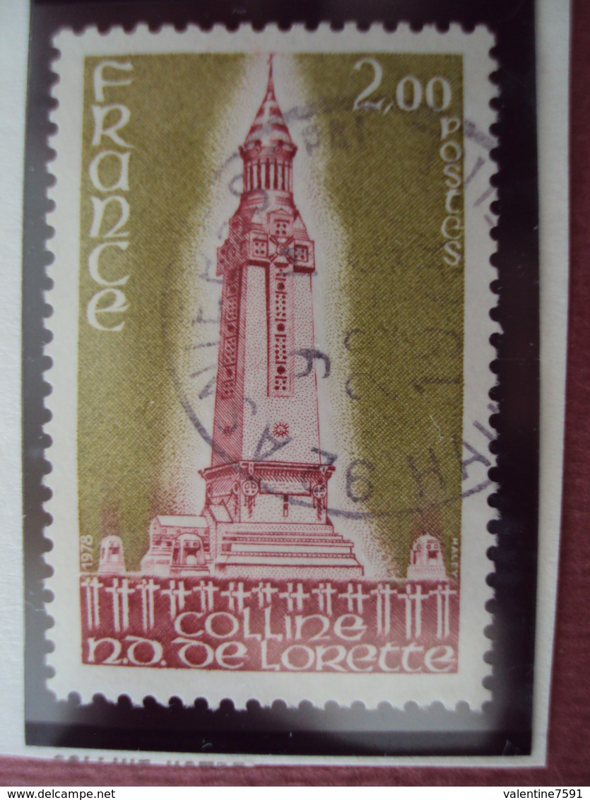 70-79-  Timbre Oblitéré  N°   2010  "  Colline Notre Dame De Lorette    "   0.15 - Used Stamps