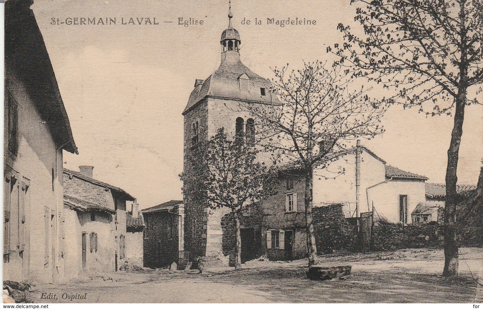 Loire : SAINT-GERMAIN-LAVAL : église De La Magdeleine - Saint Germain Laval