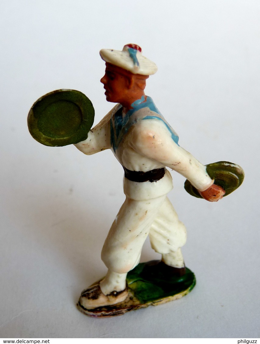 SOLDAT FIGURINE FIG STARLUX MARINS Cymballes MARIN Sr Mc 1955 (2) - Starlux