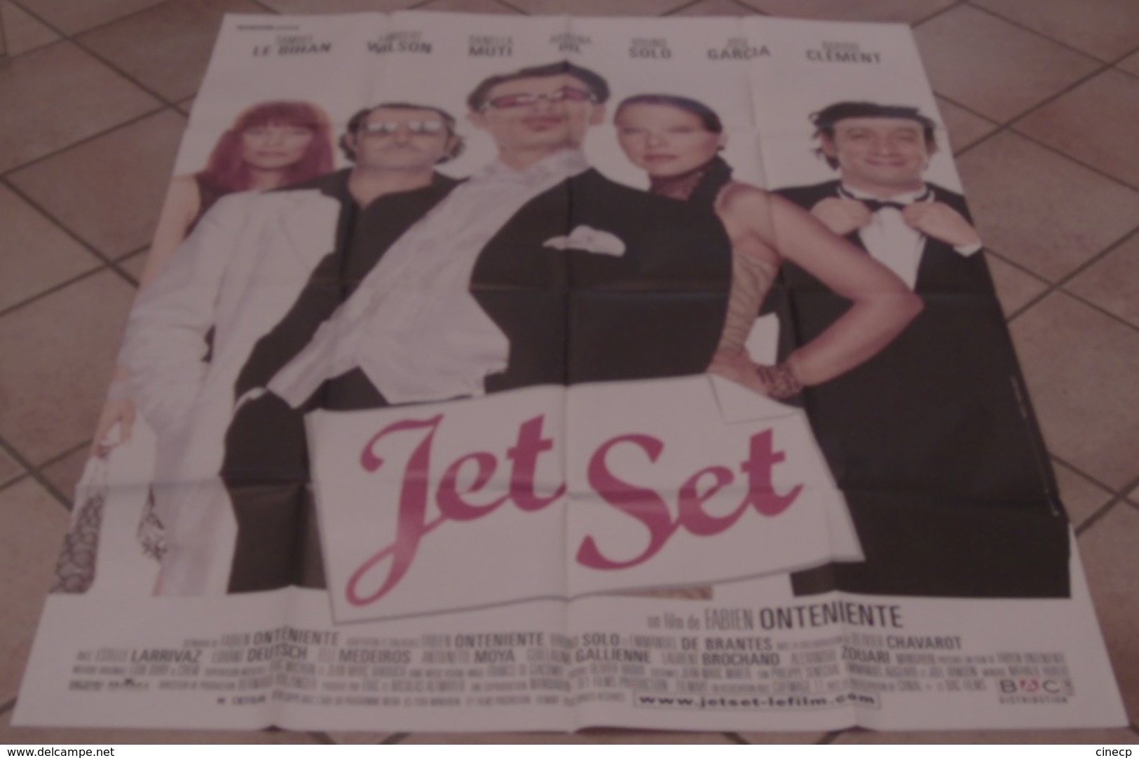 AFFICHE CINEMA ORIGINALE FILM JET SET ONTENIENTE LE BIHAN WILSON MUTI GARCIA SOLO DEUTSCH 2000 TBE - Affiches & Posters