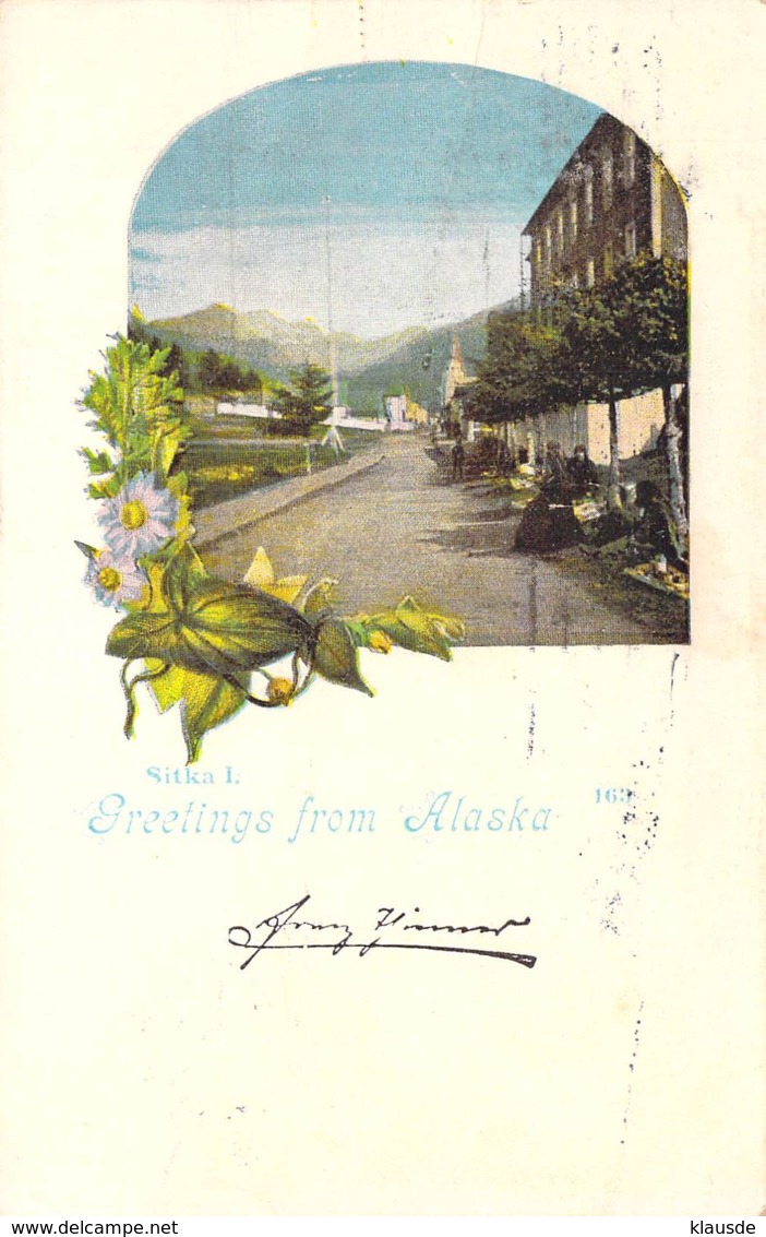 Greetings From Alaska - Sitka I.1899 AKS - Gruss Aus.../ Grüsse Aus...