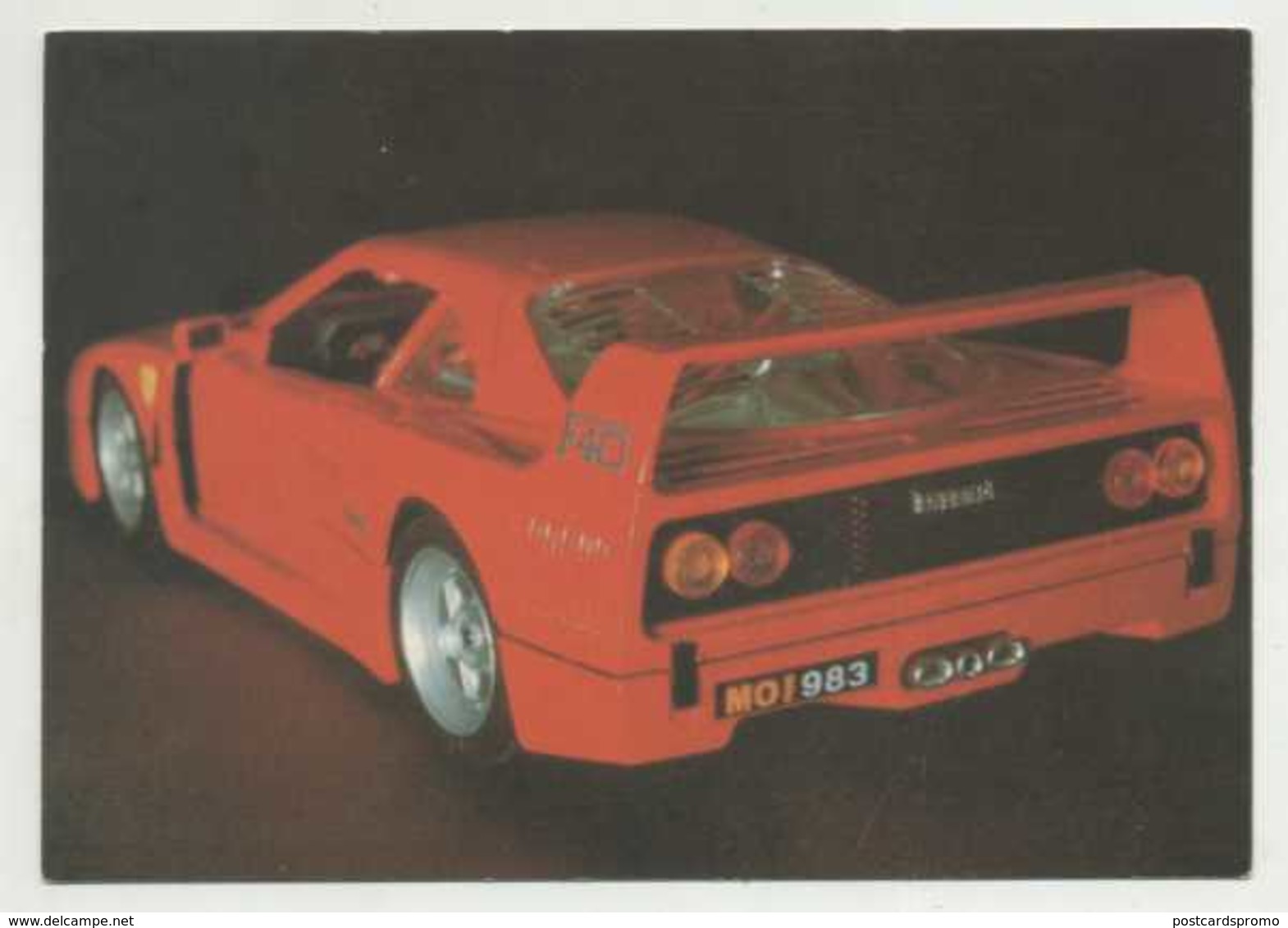 FERRARI F40  ( 2 Scans ) - Toerisme