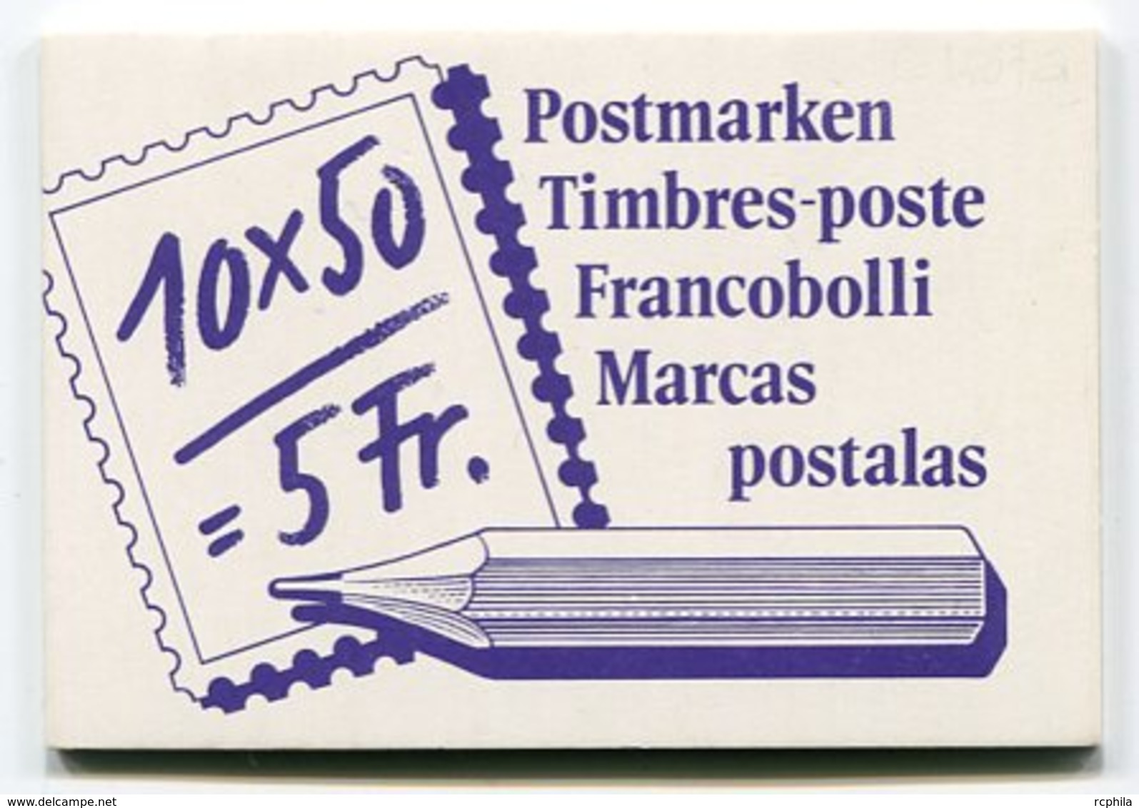 RC 12197 SUISSE CARNET LE FACTEUR COMPLET  NEUF ** - Postzegelboekjes