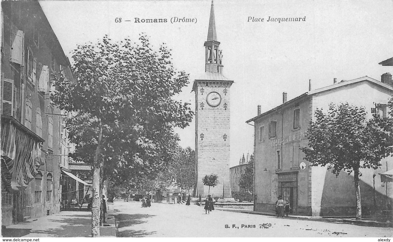 WW 26 ROMANS. Chapellerie Place Jacquemard 1919 - Romans Sur Isere