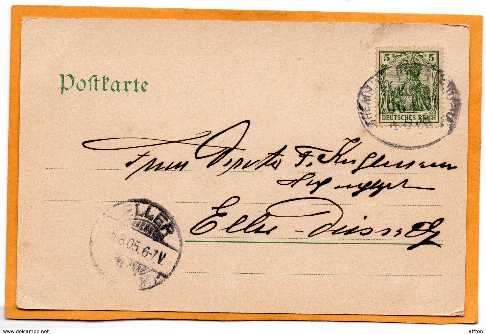 Waldheim Germany 1905 Postcard - Waldheim