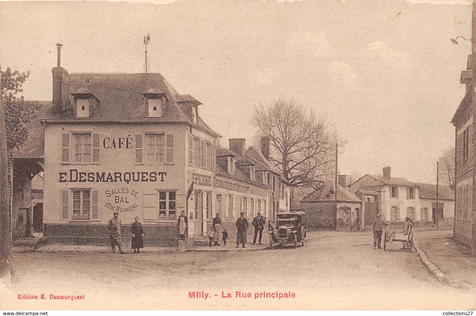 91-MILLY- LA RUE PRINCIPALE - Milly La Foret