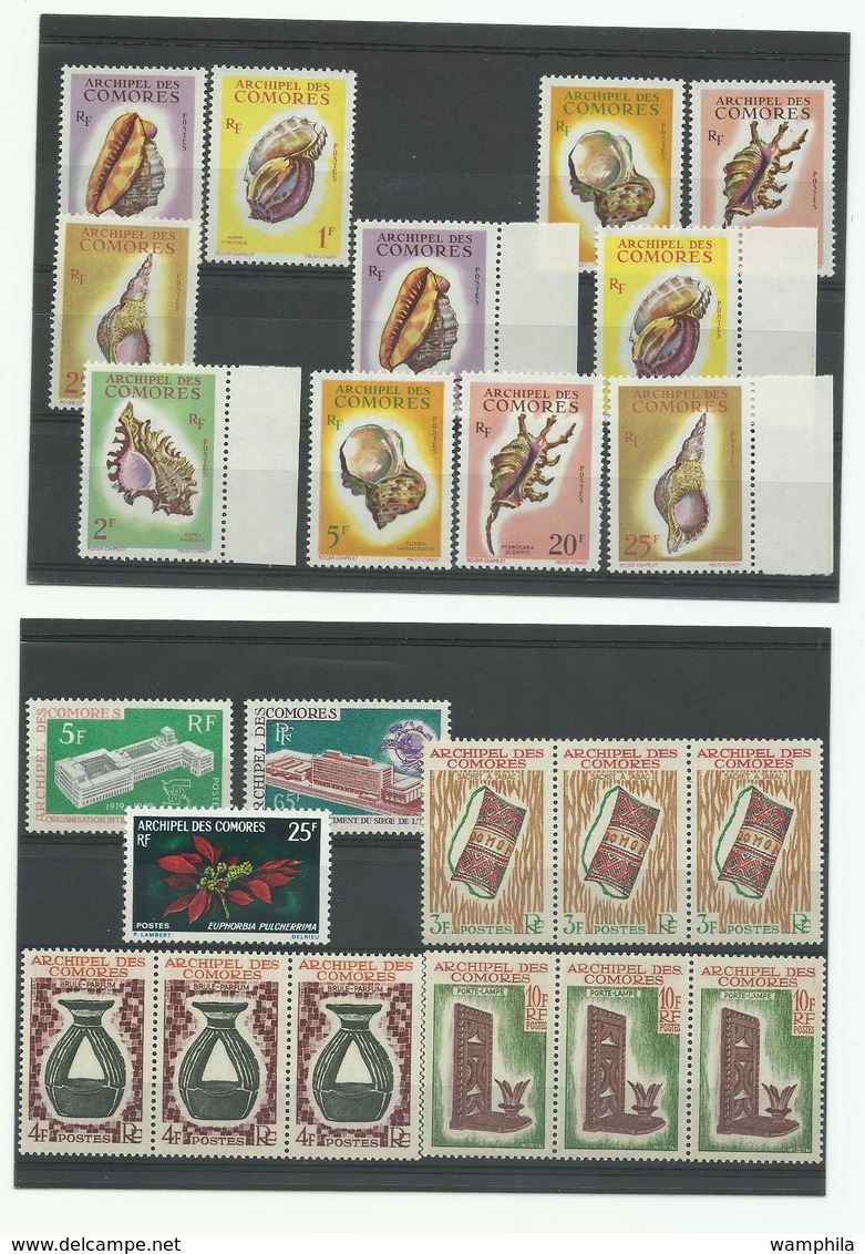 Comores, Lot Neufs** Dont Taxes, Thématiques, Cote YT 159€30, Voir Description & Scanns - Unused Stamps