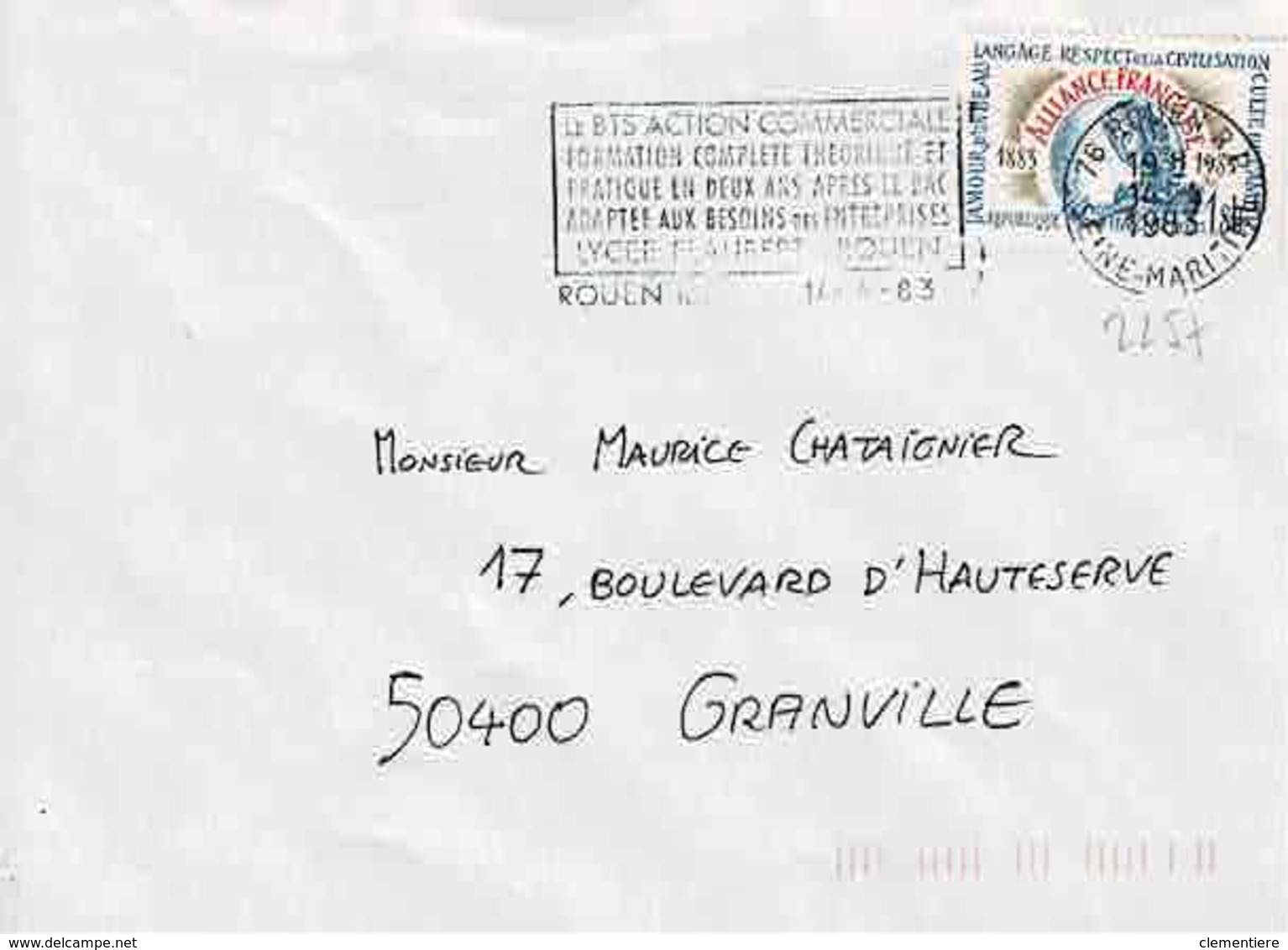 TP N° 2257 Seul Sur  Enveloppe De Rouen - 1961-....