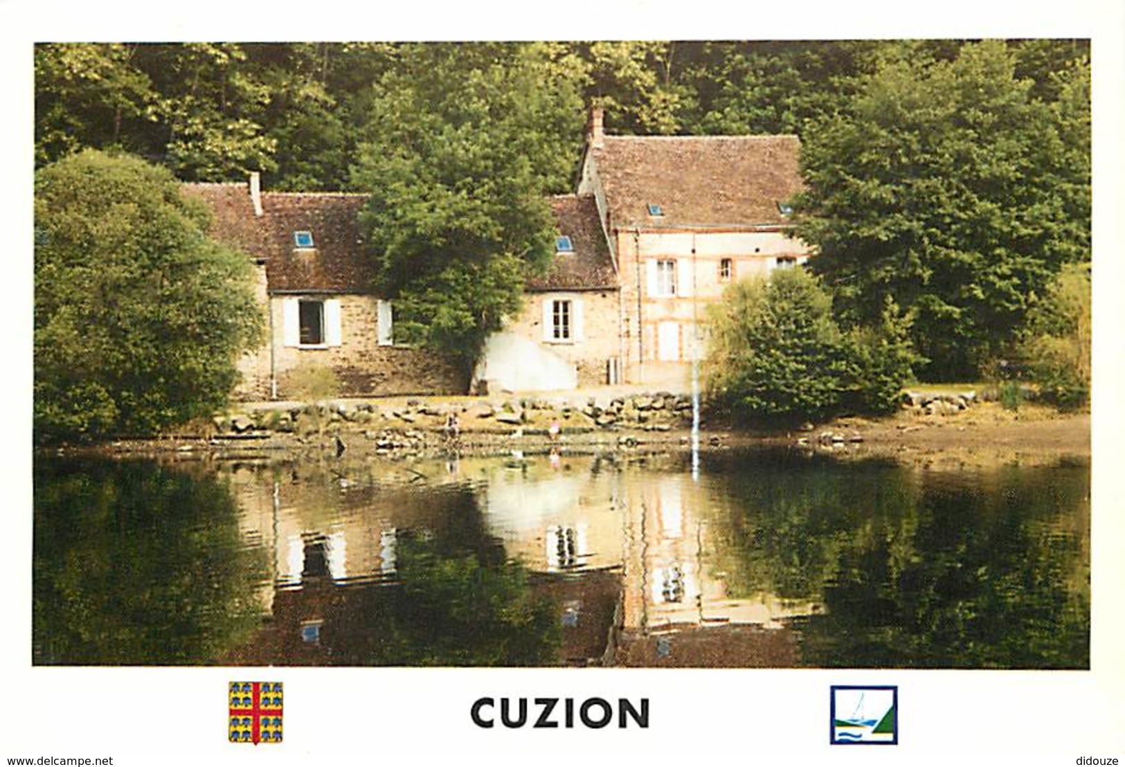 36 - Cuzion - Le Moulin De Chateaubrun - Blasons - Flamme Postale De La Chatre - Voir Scans Recto-Verso - Autres & Non Classés