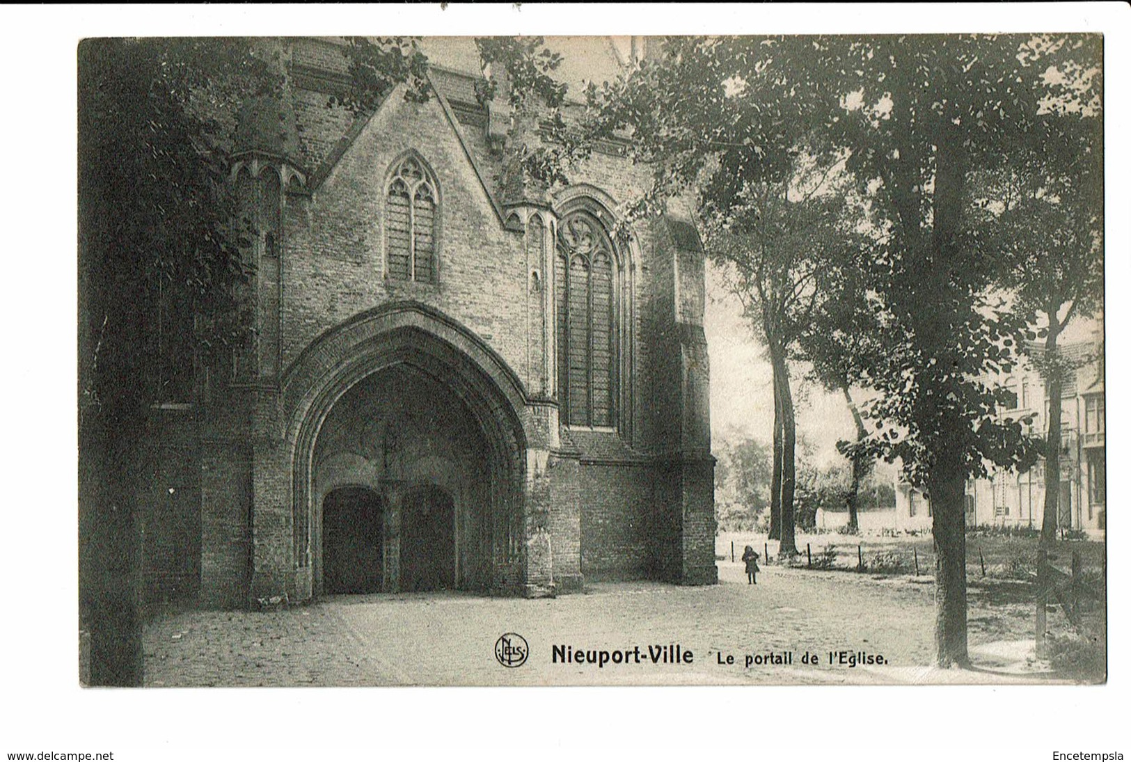 CPA - Carte Postale -Belgique Nieuwpoort - Portail De L'Eglise VM1953 - Nieuwpoort