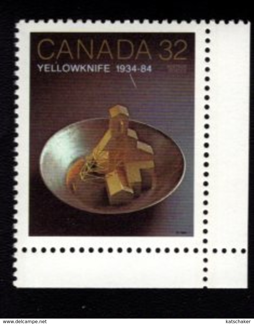 7452526540 POSTFRIS  MINT NEVER HINGED EINWANDFREI SCOTT 1009 YELLOWKNIFE 50TH ANNIV GOLD MINE - Ongebruikt