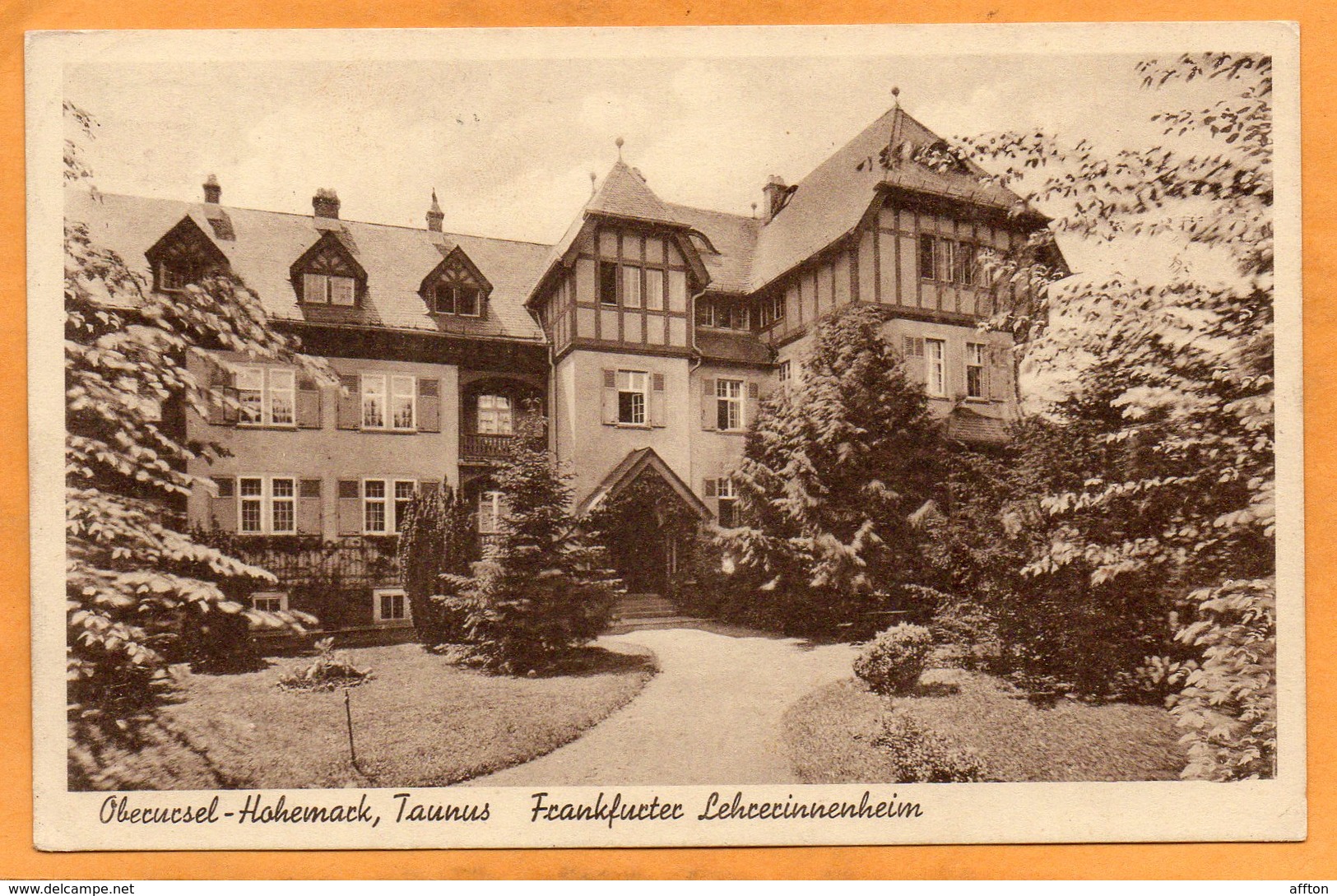 Oberwesel Hohenmark Germany 1942 Postcard - Oberwesel