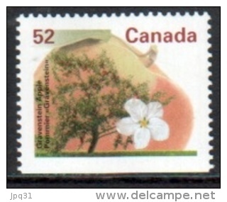 Canada - Gravenstein Apple Pommier 52c ** - Single Stamps