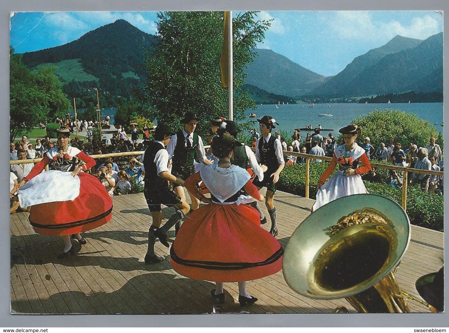 DE.- Oberbayerische Trachten Beim Seefest. - Danses