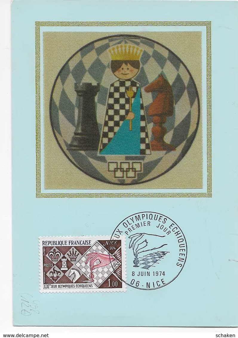 France ; Chess Ajedrez; Olympiade D'echecs - Other & Unclassified