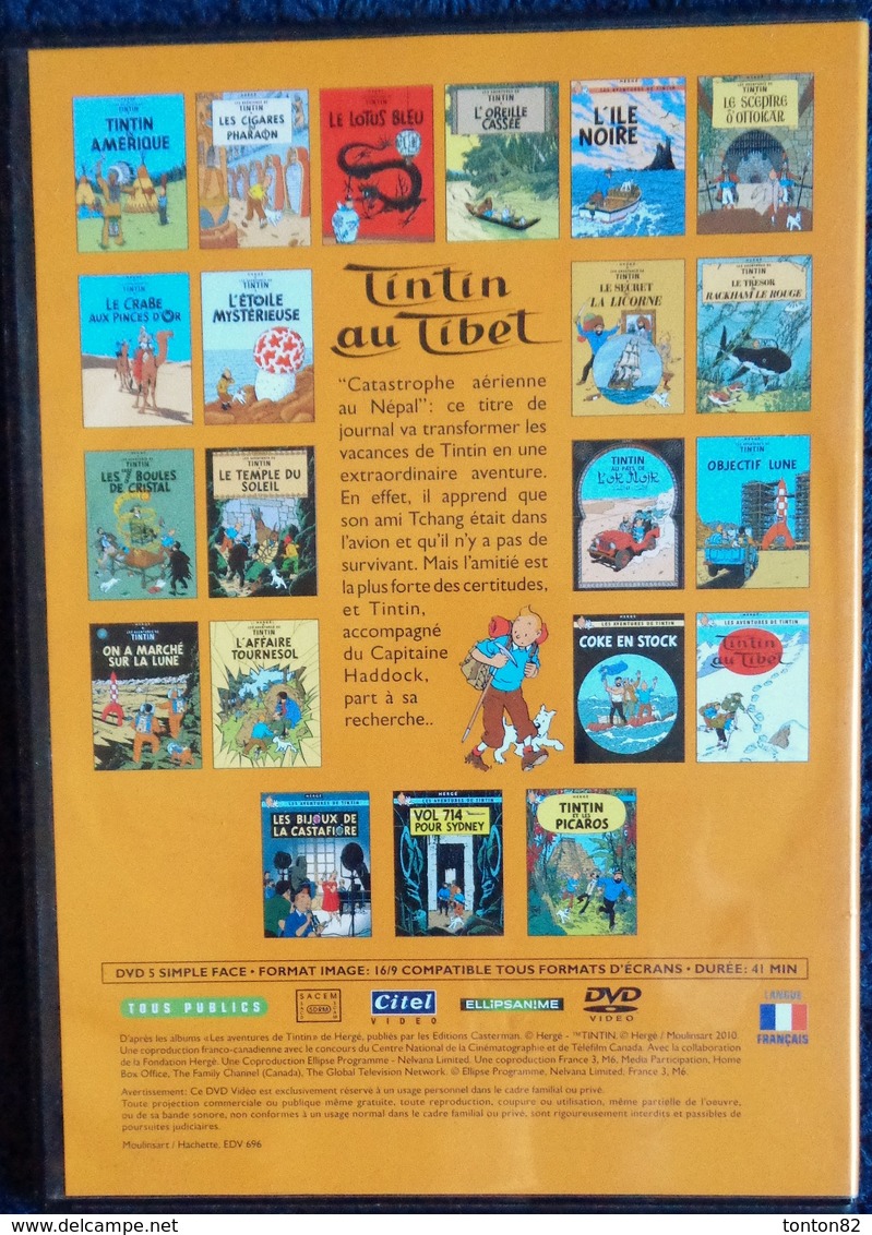 TINTIN  - Tintin Au Tibet . - Dessin Animé
