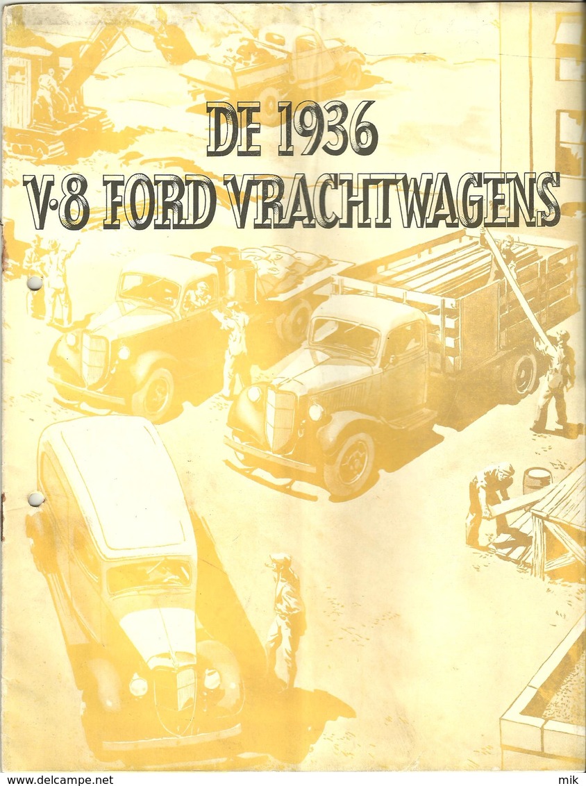 Revue En Neerlandais !!! Sur Camion Ford De 1936 - Sachbücher