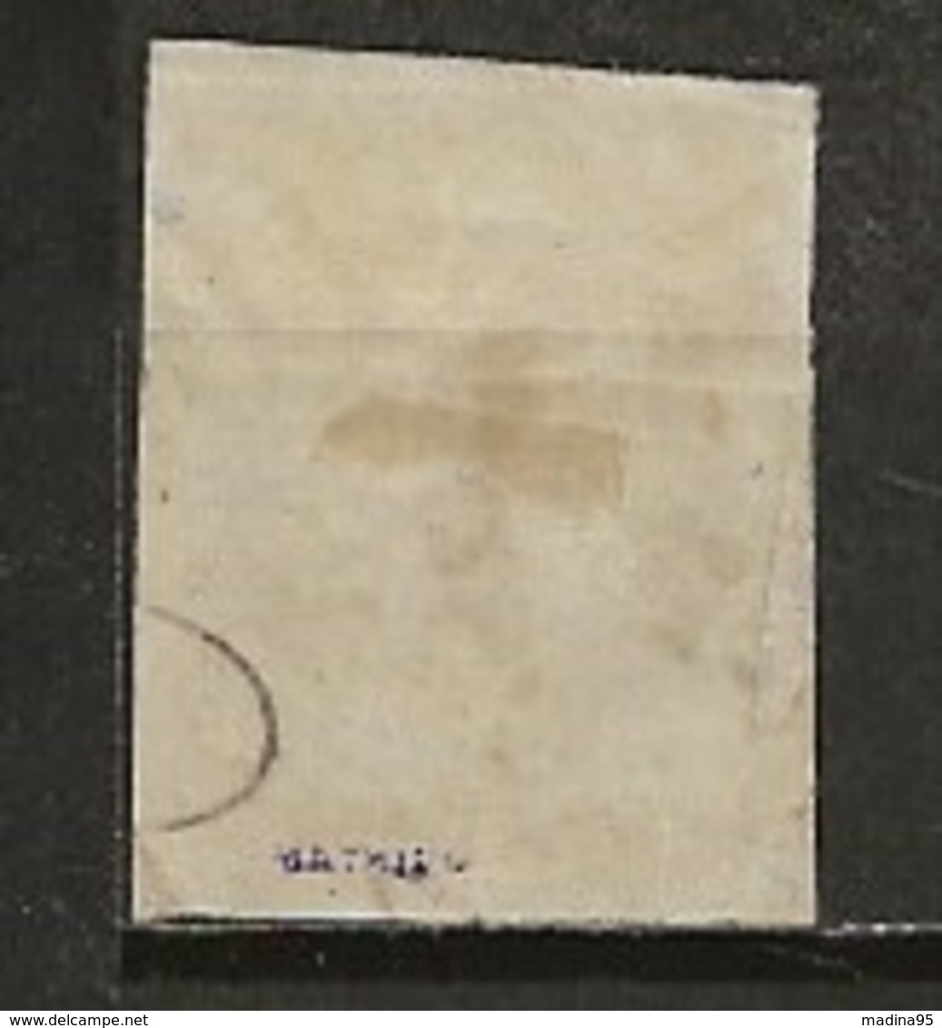 FRANCE: Obl., N° YT 43Ac, Rep 1, Bistre Foncé, Signé, TB - 1870 Emission De Bordeaux
