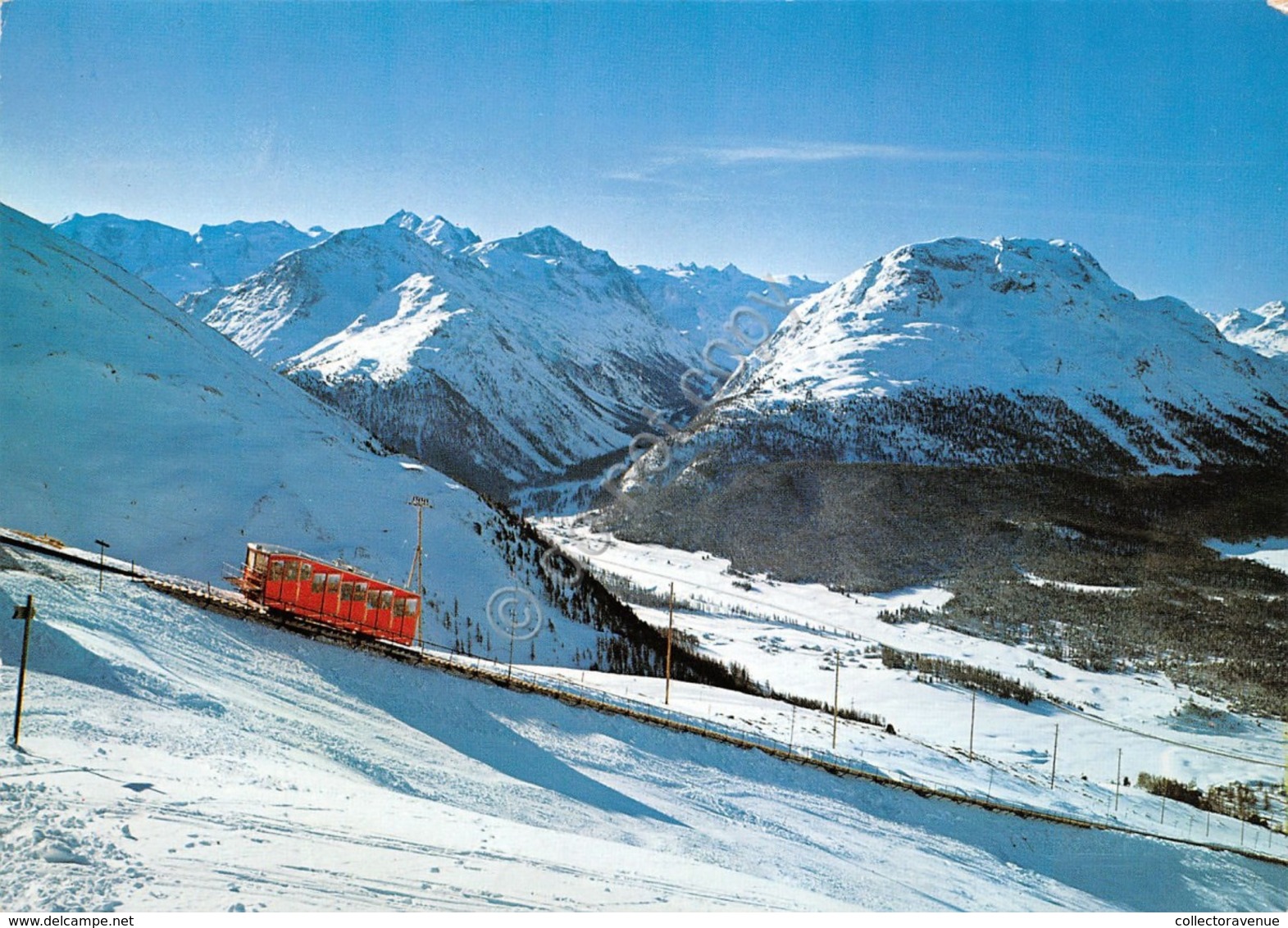 Cartolina Svizzera Muottas Muragi Treno - Ohne Zuordnung