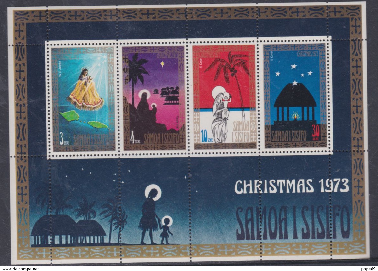 Samoa BF N° 5  XX Noël, Le Bloc Sans Charnière, TB - Samoa